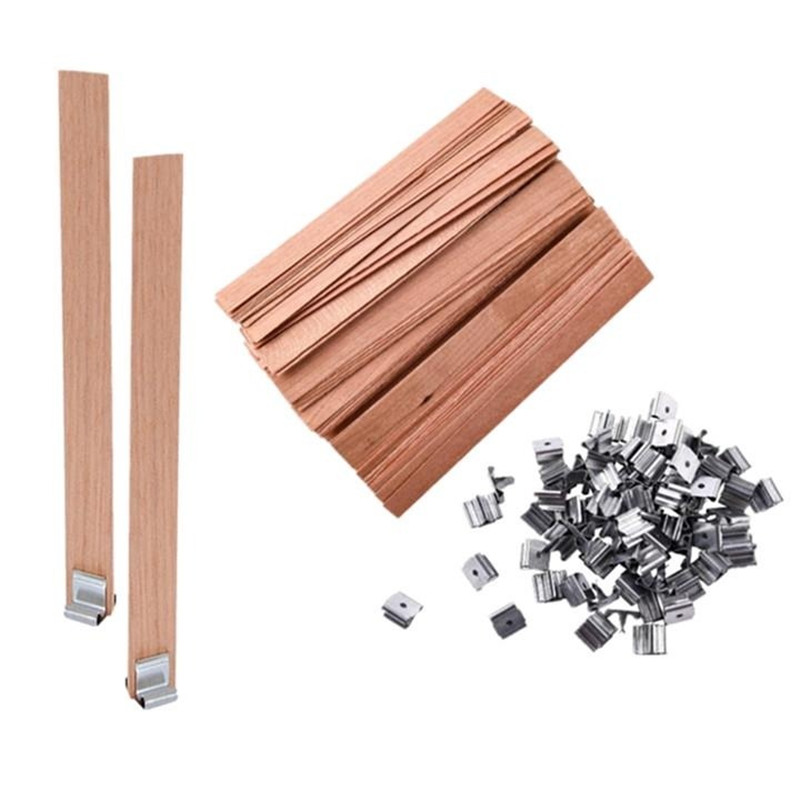 Wood Wick Crackle - Vela de madeira Wick Set com