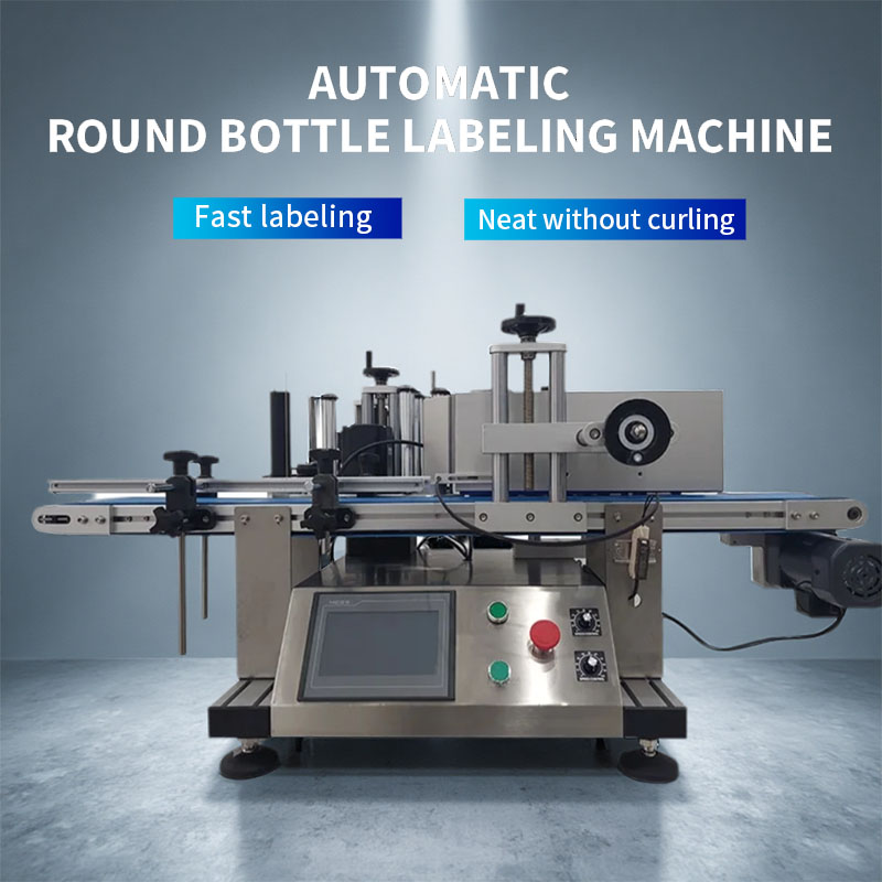 Label Sticker Round - Máquina de Rotulagem Automática para Garrafas