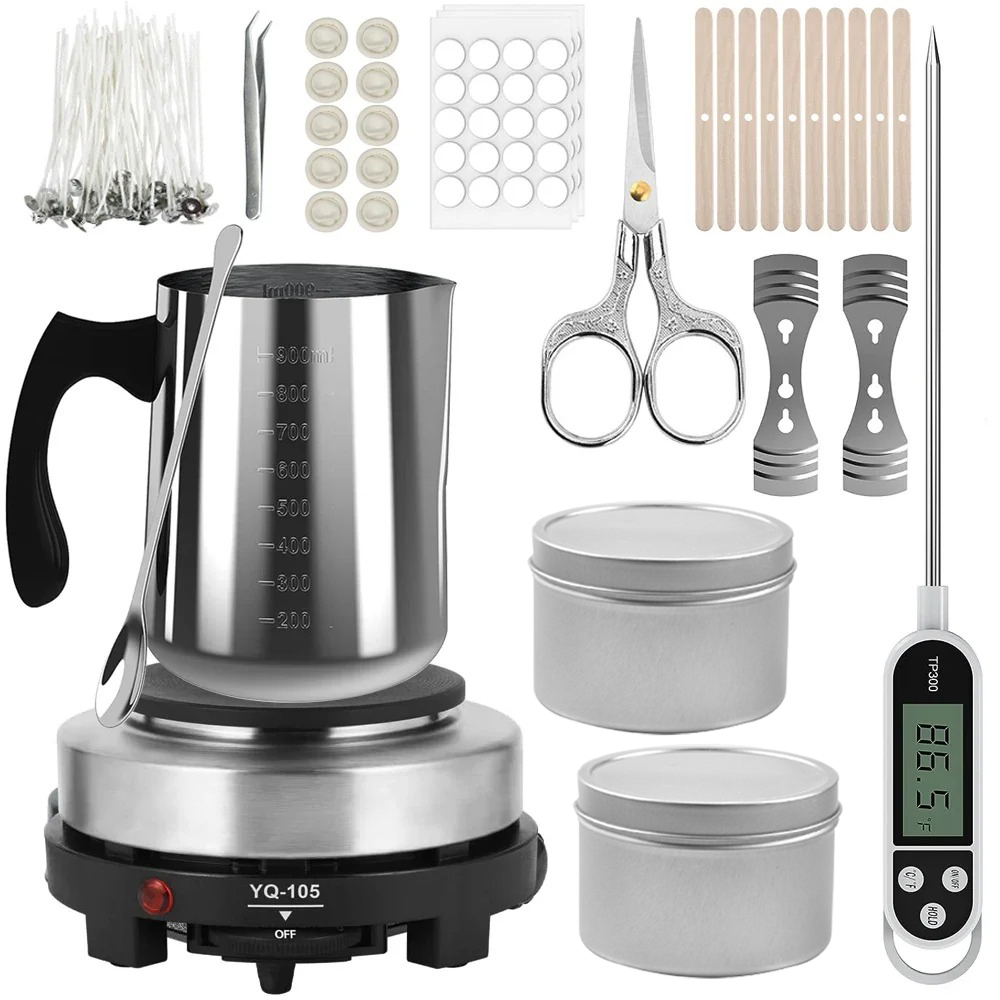 Candle Making Temperature - Pote de derramamento de vela com