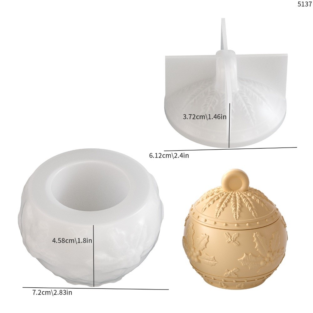 Candle Making Jars With Lids - Novo Molde de Silicone para Potes