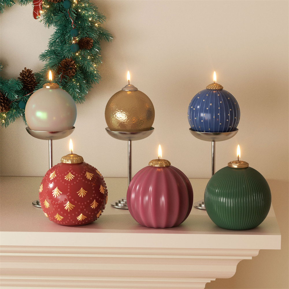 Candle Making Supplies Wholesale - Nicole bauble de natal vela molde