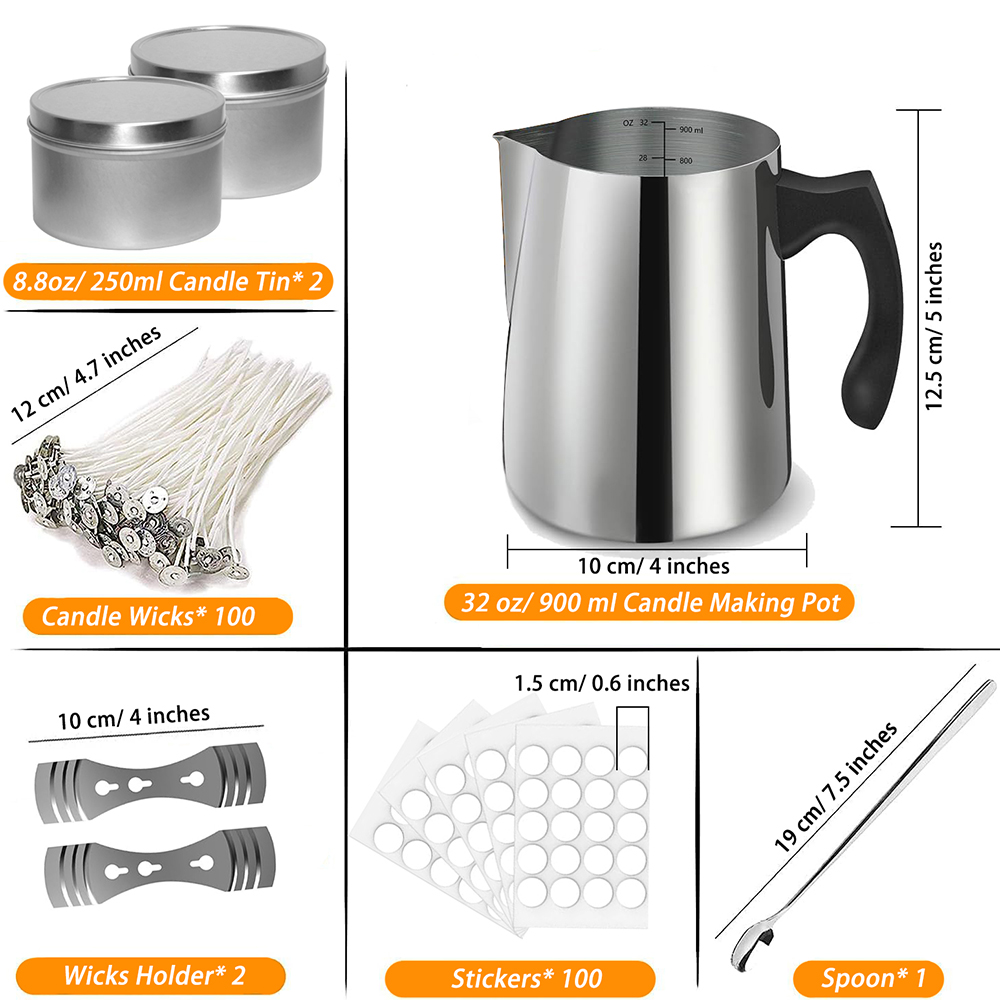 Kit inicial para fazer velas,  - Candle Making Temperature avaliação e preço