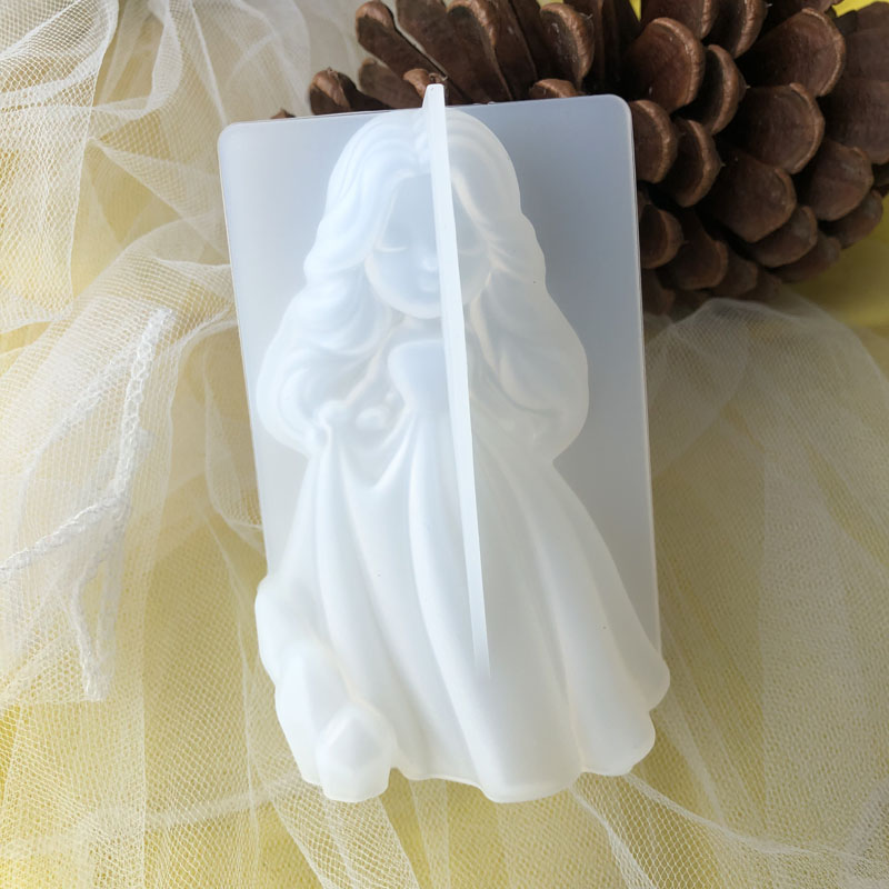 3d bonito princesa silicone ve - Candle Making Supplies Wholesale avaliação e preço