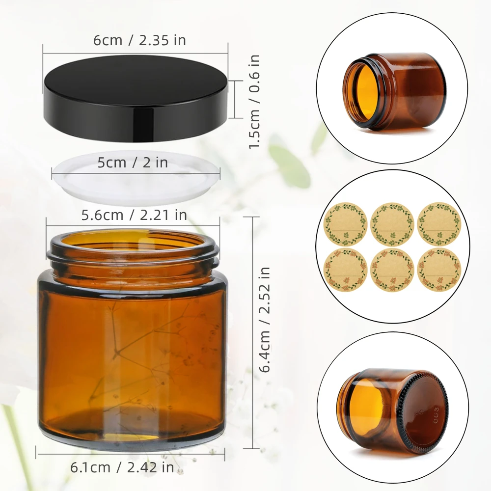 Frascos de Vidro para Velas, F - Candle Making Jars With Lids avaliação e preço
