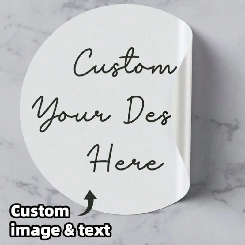 Adesivos redondos personalizad - Label Sticker Round avaliação e preço