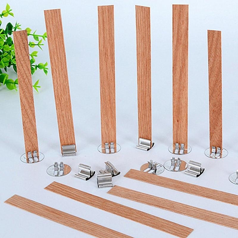 Vela de madeira Wick Set com C - Wood Wick Crackle avaliação e preço