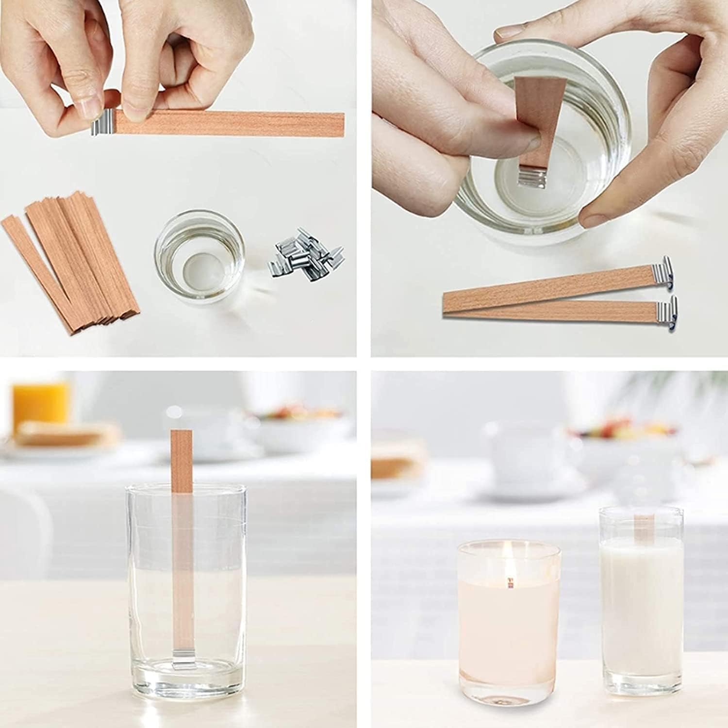 Pavios de Madeira para Velas c - Wood Wick Crackle avaliação e preço