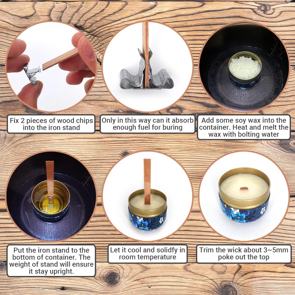 Pavios de Madeira para Velas c - Wood Wick Crackle avaliação e preço