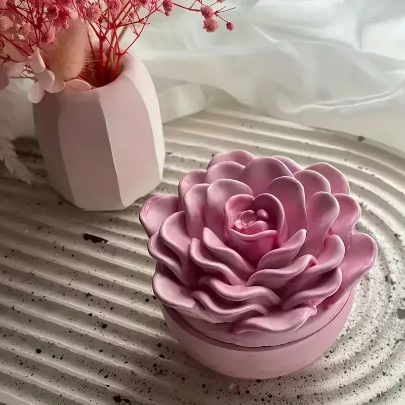Molde de silicone de alta qual - Candle Making Jars With Lids avaliação e preço