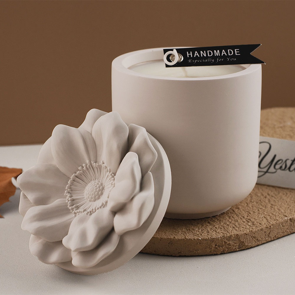 Caixa de armazenamento de gira - Candle Making Jars With Lids avaliação e preço