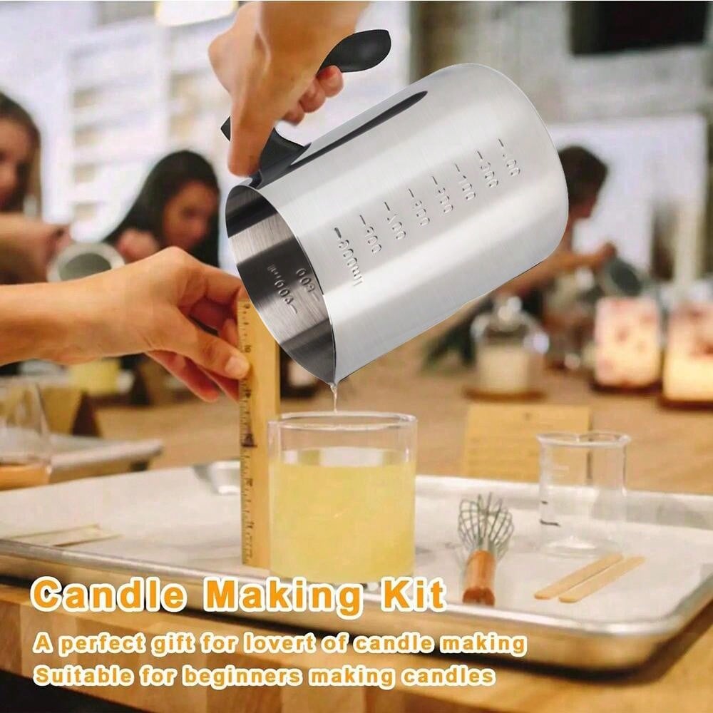 Pote de derramamento de vela c - Candle Making Temperature avaliação e preço