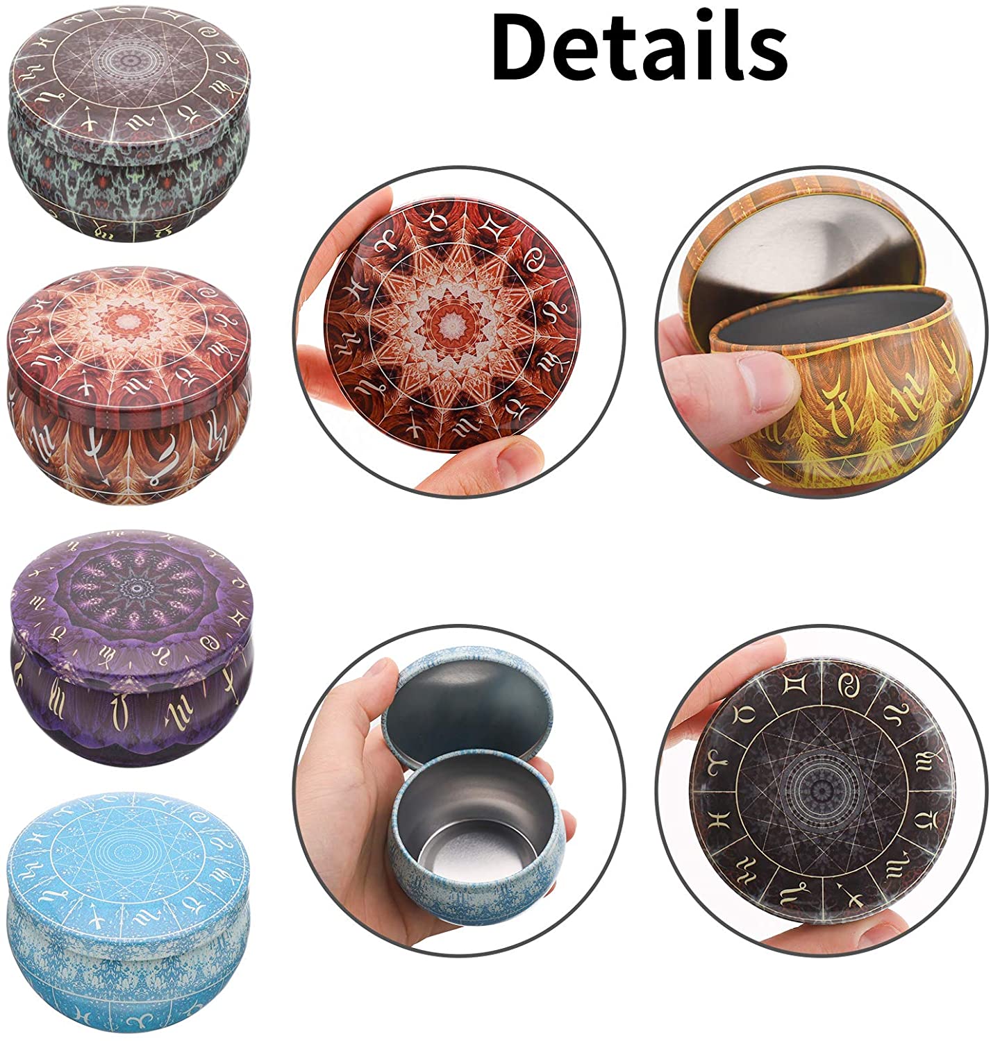 12 pacotes de latas de velas r - Candle Making Jars With Lids avaliação e preço