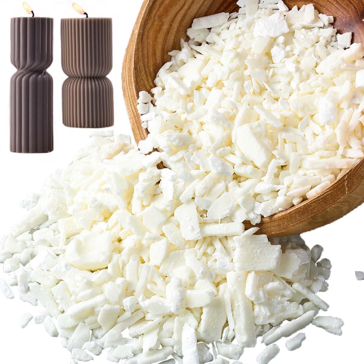 1 libras de cera de soja branc - Candle Making Class avaliação e preço
