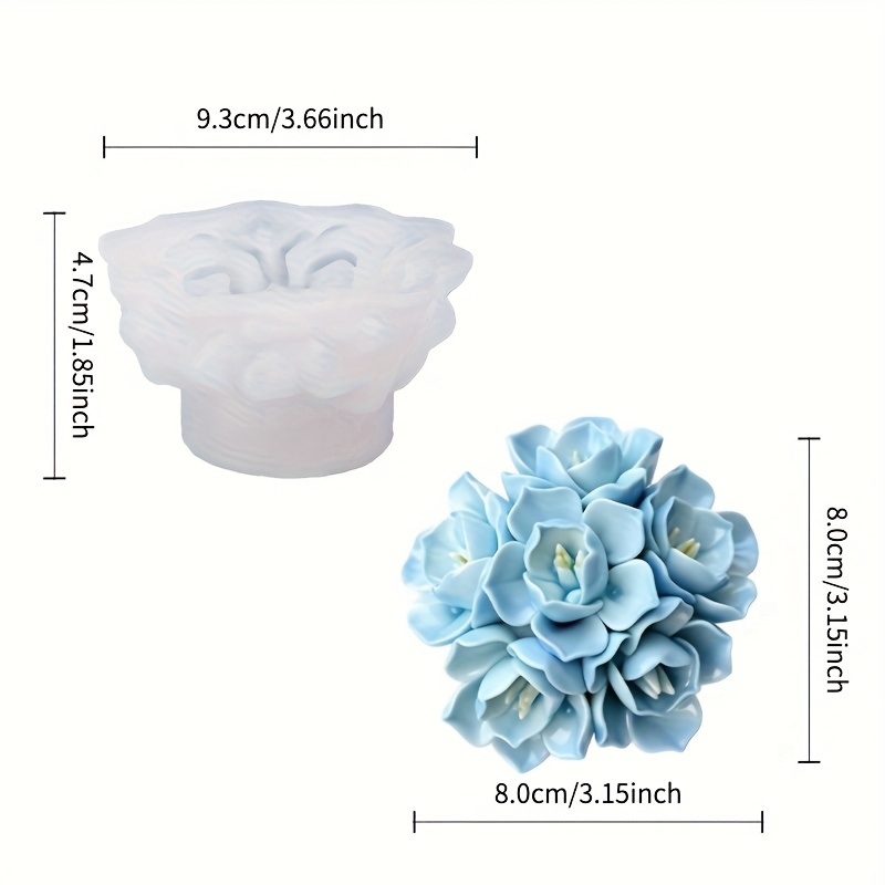 1 molde de silicone para velas - Candle Making Class avaliação e preço