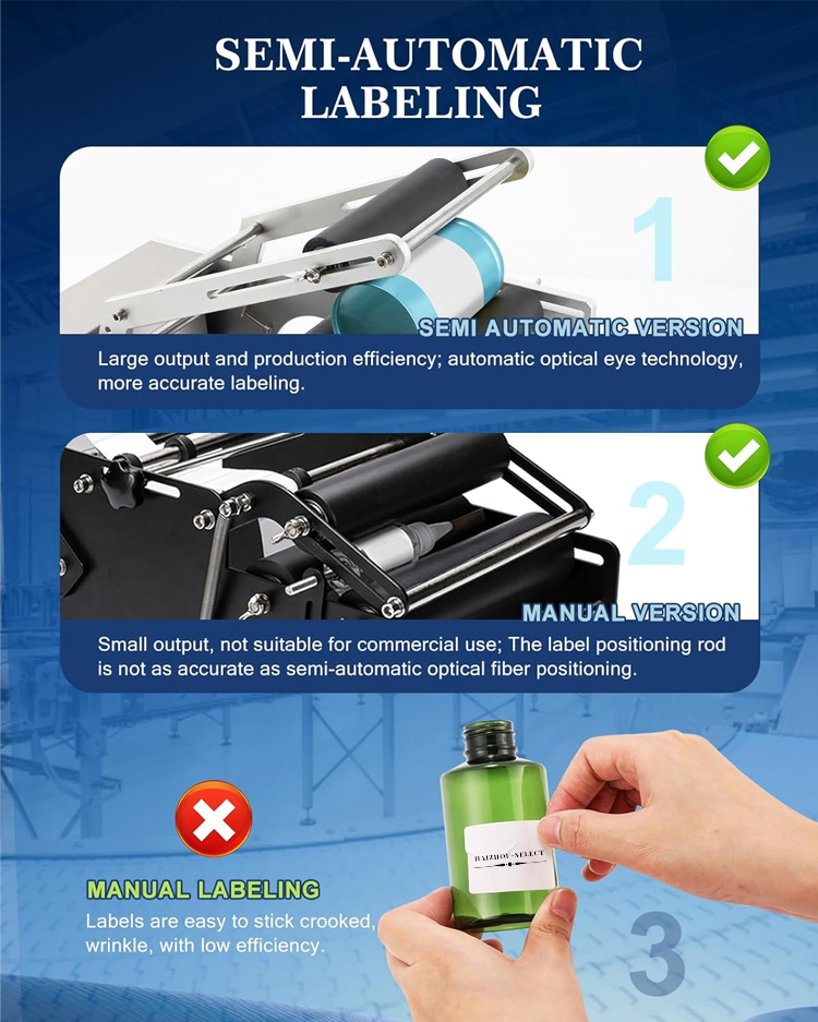 Máquina de Rotulagem Semi-Auto - Label Sticker Round avaliação e preço