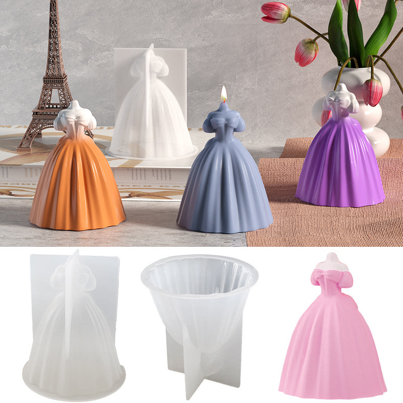 Noiva Silicone Vela Molde, 3D  - Candle Making Supplies Wholesale avaliação e preço