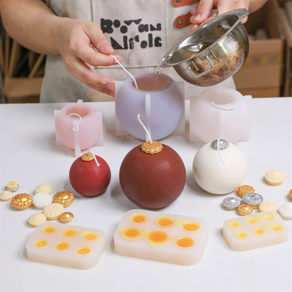 Nicole bauble de natal vela mo - Candle Making Supplies Wholesale avaliação e preço